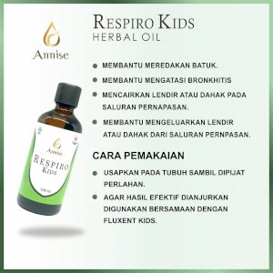 RESPIRO Kids 100ml Annise Herbal Essential Oil Obat Batuk dan Pilek